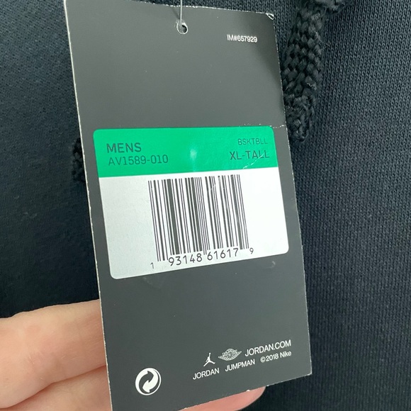 Nike Jordan Charlotte Hornets Showtime Pullover Hoodie Sweatshirt XLT Mens. 15 - Picture 3 of 7